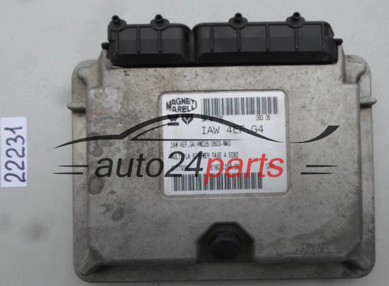 Μονάδα Ελέγχου Κινητήρα FIAT MULTIPLA 1.6 IAW 4EF.G4, IAW4EFG4, 51779340