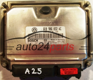 ECU ENGINE CONTROLLER SEAT IBIZA 1.4 6K0906032AC, 6K0 906 032 AC, BOSCH 0 261 207 228, 0261207228