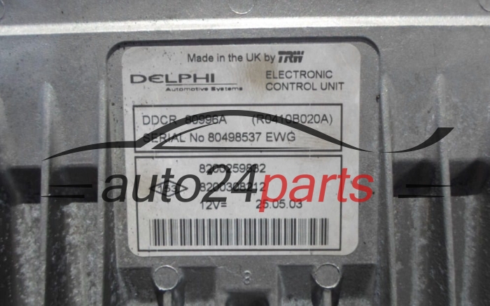 MOTORSTEUERGERÄT ECU STEUERGERÄT  RENAULT MEGANE 1.5 DCI Delphi R0410B020A