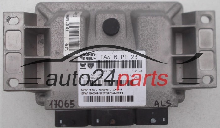 Μονάδα Ελέγχου Κινητήρα CITROEN PEUGEOT 2.0 16V MAGNETI MARELLI IAW 6LP1.23