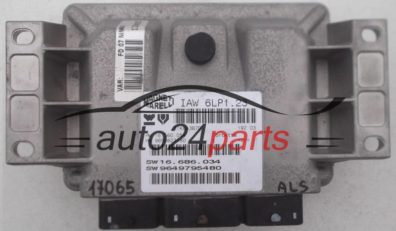 Μονάδα Ελέγχου Κινητήρα CITROEN PEUGEOT 2.0 16V MAGNETI MARELLI IAW 6LP1.23