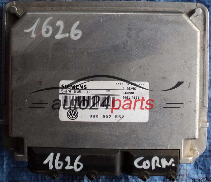MOTORSTEUERGERÄT ECU STEUERGERÄT VW VOLKSWAGEN PASSAT 1.6 3B0907557, 3B0 907 557, SIEMENS 5WP4250 02, 5WP4 250 02
