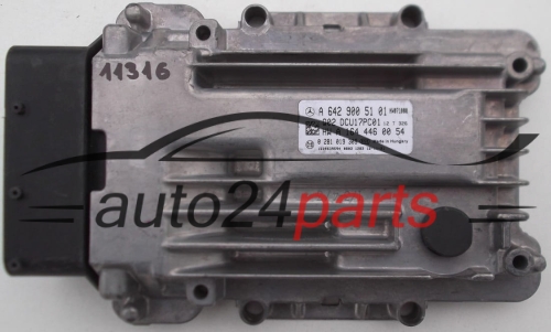 ECU ENGINE CONTROLLER  MERCEDES BOSCH 0 281 019 309, 0281019309, A 642 900 51 01, A6429005101, HW A 164 446 0054, A1644460054 
