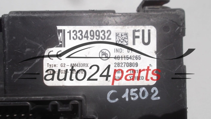 CENTRALITA DE CONFORT BSI OPEL MERIVA 1.3 CDTI  GM 13349932 FU