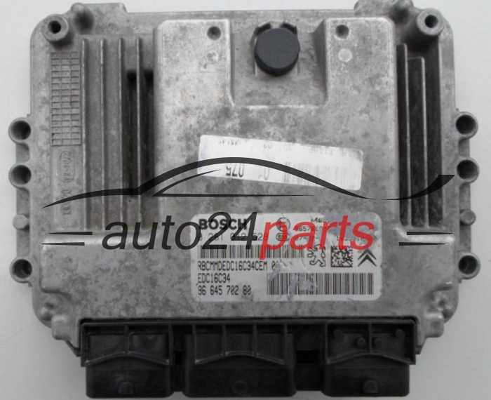 CENTRALINA MOTORE PEUGEOT 206 1.4 HDI BOSCH 0 281 012 528,  96 645 702 80