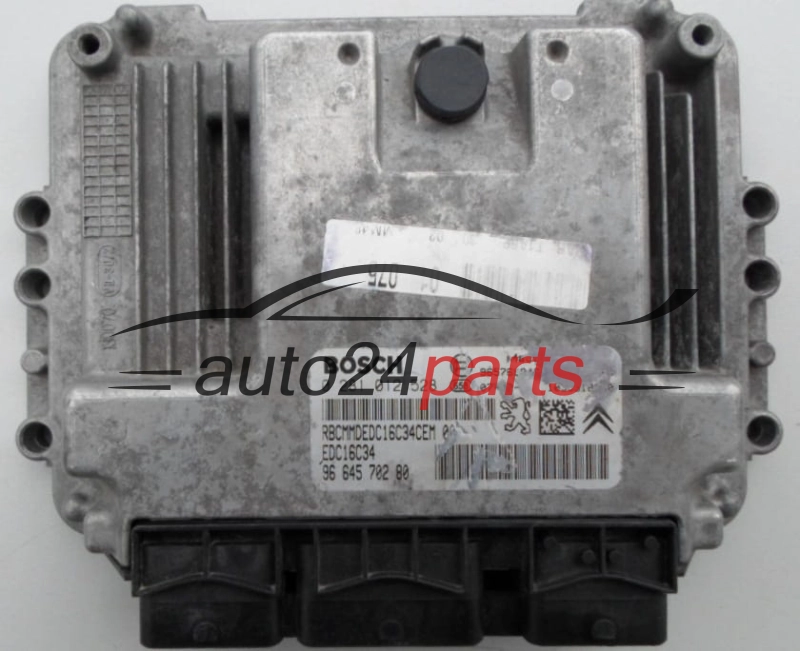 CENTRALINA MOTORE PEUGEOT 206 1.4 HDI BOSCH 0 281 012 528,  96 645 702 80