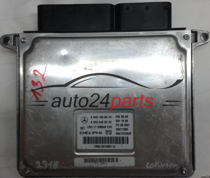 MOTORSTEUERGERÄT ECU STEUERGERÄT MERCEDES W211 E-KLASS 220 CDI