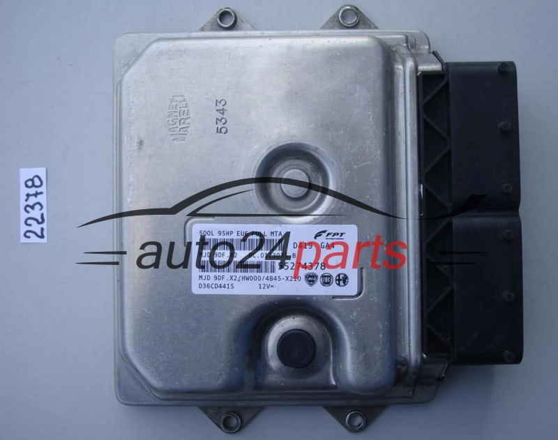 CENTRALINA DO MOTORE FIAT 500 MJD 9DF.X2, MJD9DFX2, 55274378