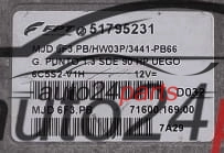 Μονάδα Ελέγχου Κινητήρα FIAT GRANDE PUNTO 1.3 JTD MAGNETI MARELLI  MJD6F3PB, FPT 51795231,  7160016900 
