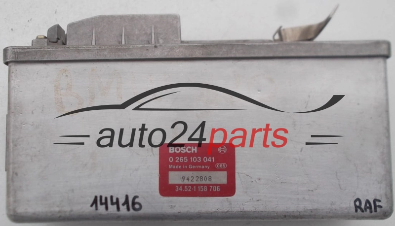 CENTRALITA ABS BMW 3ER E30 BOSCH 0 265 103 041, 0265103041, 34.52-1 158 706, 34521158706