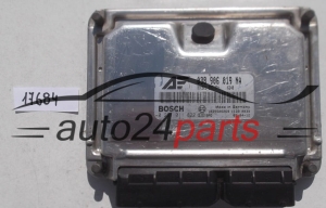 MOTORSTEUERGERÄT ECU STEUERGERAT VW VOLKSWAGEN SHARAN 1.9 TDI BOSCH 0 281 011 822, 0281011822, 038 906 019 NA, 038906019NA 