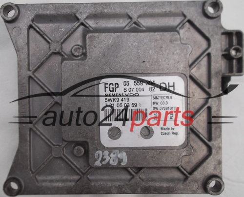 Μονάδα Ελέγχου Κινητήρα OPEL ASTRA 1.6 Z16XER SIEMENS VDO 5WK9 419, FGP 55 559 394 DH