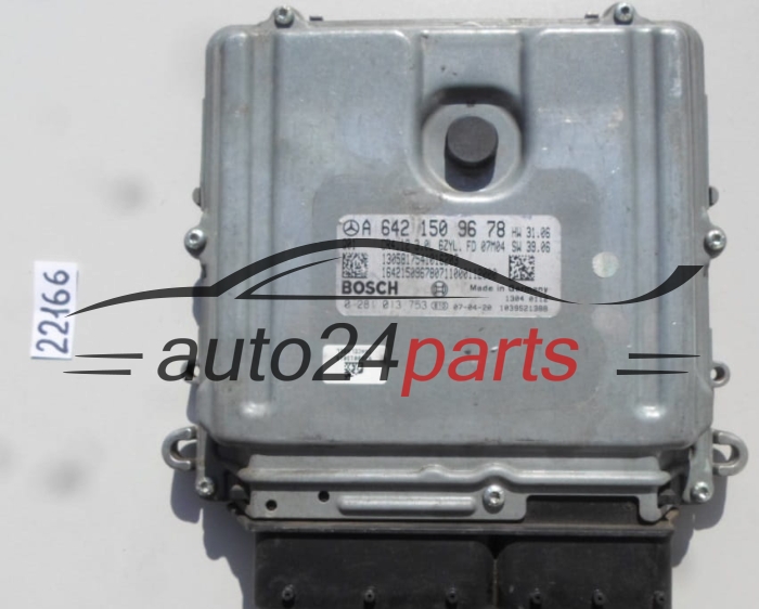 KOMPUTER STEROWNIK SILNIKA MERCEDES W 164 BOSCH 0 281 013 753, 0281013753, A 642 150 96 78, A6421509678, CR4.12 