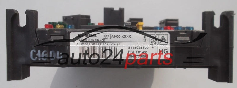 KOMFORTSTEUERGERÄT CITROEN PEUGEOT SIEMENS S118085300F, 9646775080