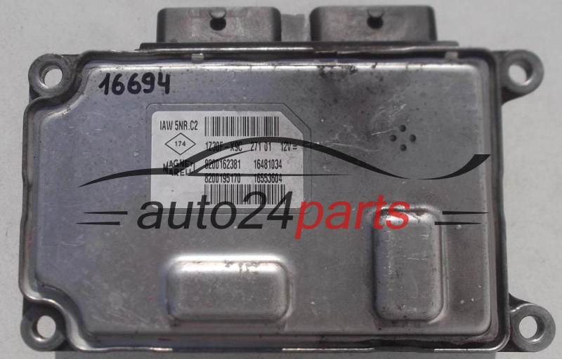 Μονάδα Ελέγχου Κινητήρα RENAULT CLIO 1.2 MAGNETI MARELLI IAW 5NR.C2