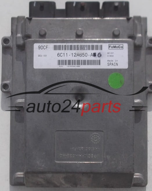 ECU ENGINE CONTROLLER FORD TRANSIT 2.2 TDCI FoMoCo 6C11-12A650-AG,  9DCF