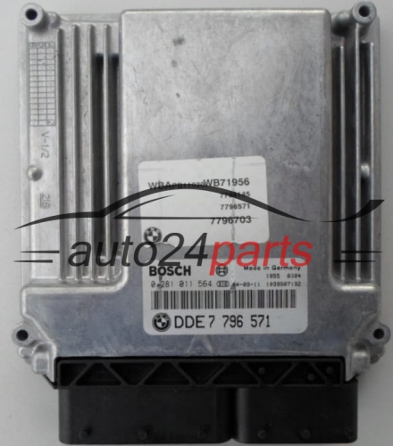 ECU CENTRALITA DE MOTOR  BMW E53 X3 2.0 D BOSCH 0 281 011 564,  DDE 7 796 571