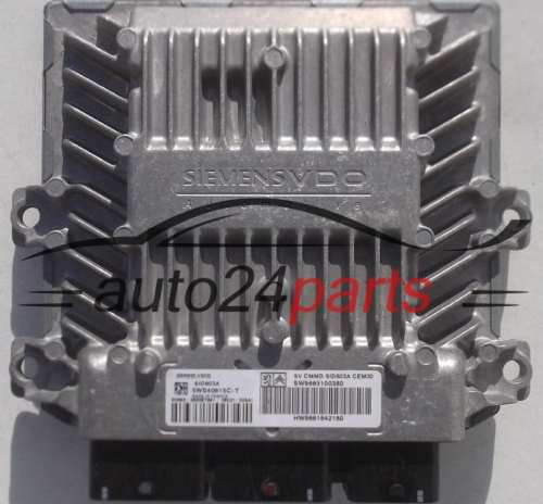 CENTRALINA DO MOTORE CITROEN PEUGEOT 5WS40615CT SW9665100380 HW9661642180