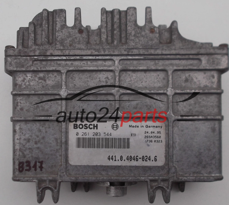 KOMPUTER STEROWNIK SILNIKA SKODA FELICIA 1.3 BOSCH 0 261 203 544, 0261203544, 441.0.4046-024.6, 441040460246