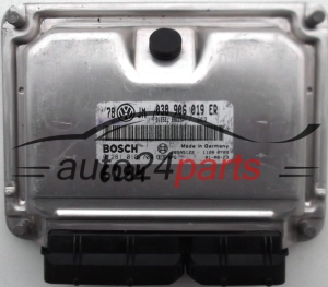 KOMPUTER STEROWNIK SILNIKA VW VOLKSWAGEN PASSAT 1.9 TDI BOSCH 0281010704, 0 281 010 704, 038906019ER, 038 906 019 ER