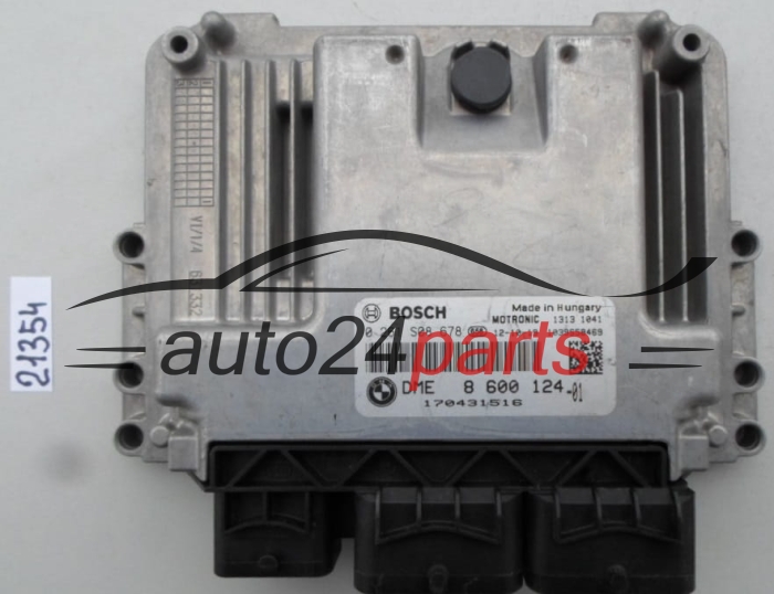 Μονάδα Ελέγχου Κινητήρα BMW MINI COOPER BOSCH 0 261 S08 678, 0261S08678, DME 8 600 124, DME8600124, 8600124