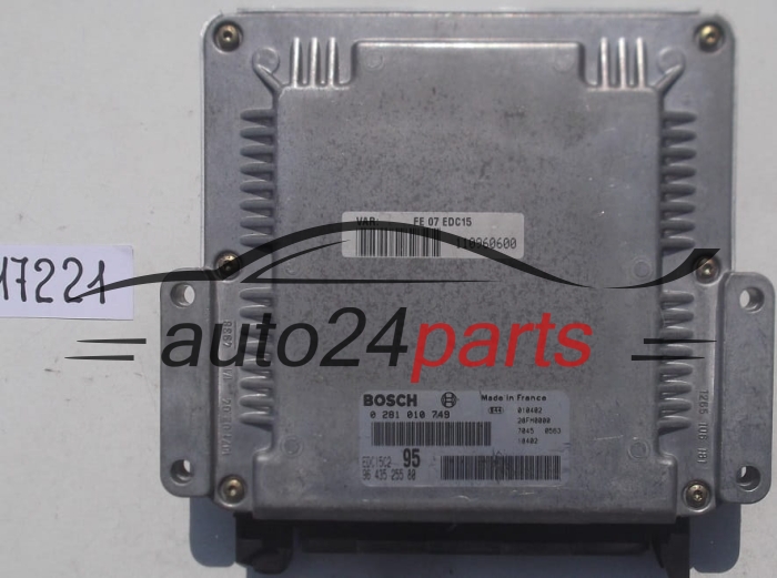 Μονάδα Ελέγχου Κινητήρα CITROEN C5 2.0 HDI BOSCH 0 281 010 749