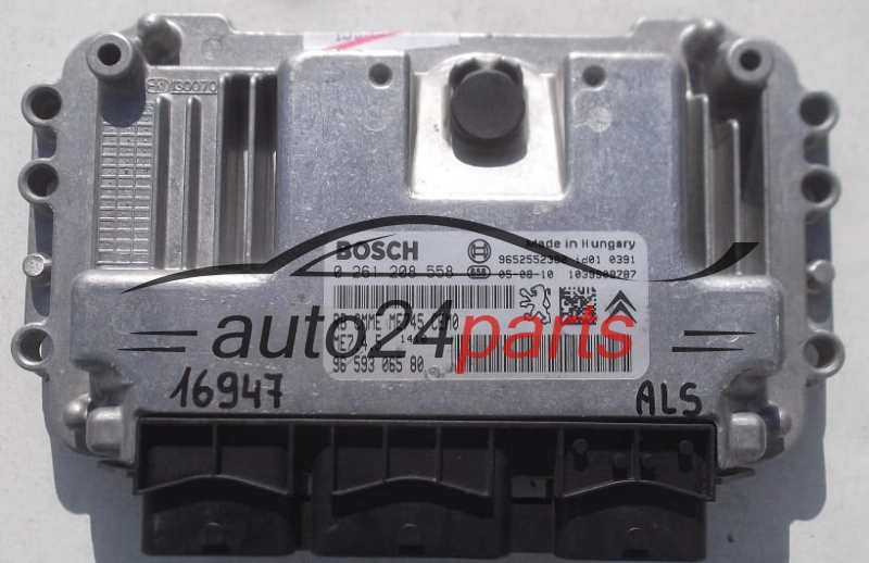 KOMPUTER STEROWNIK SILNIKA PEUGEOT 307 1.6 BOSCH 0 261 208 558, 0261208558, 96 593 065 80, 9659306580