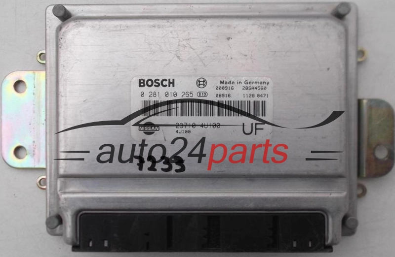 CALCULATEUR MOTEUR NISSAN ALMERA 2.0 TDDI BOSCH 0 281 010 265, 0281010265, 23710 4U100 UF, 237104U100 