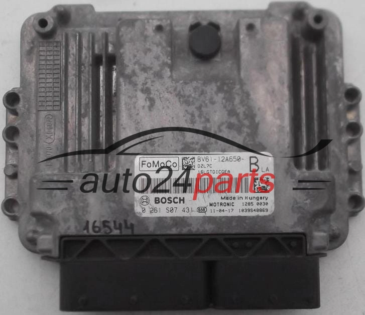 ECU CENTRALITA DE MOTOR FORD FOCUS 1.6 STCI BOSCH 0 261 S07 431, 0261S07431, BV61-12A650-BLA, BV6112A650BLA