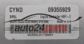 Μονάδα Ελέγχου Κινητήρα OPEL ASTRA VECTRA ZAFIRA  Delphi Delco 09355929 CYND, HSFI-C