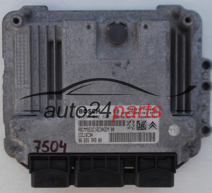 calculateur moteur pour citroen et peugeot 1.6 hdi