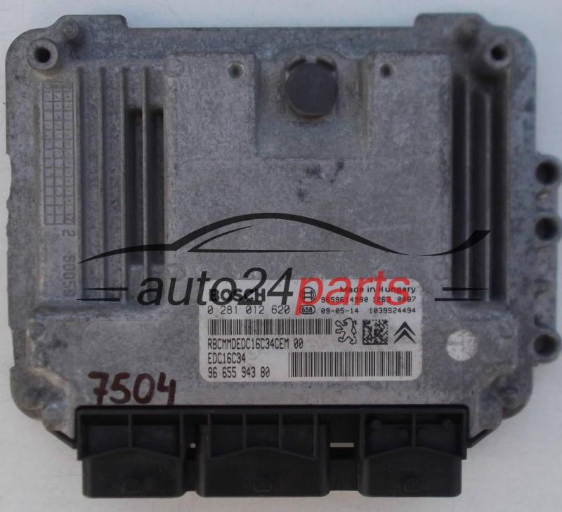 calculateur moteur pour citroen et peugeot 1.6 hdi