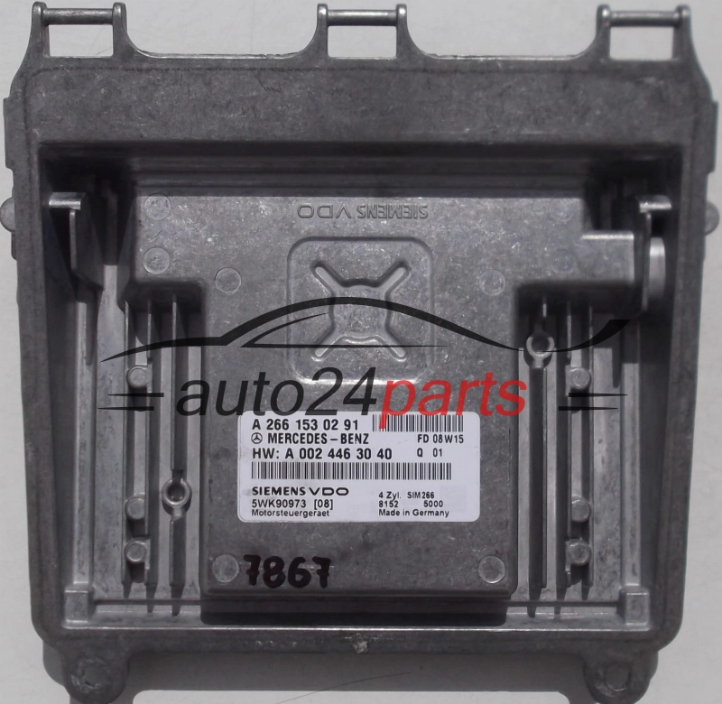 Centralina motore MERCEDES A2661530291 2661530291 A0024463040 0024463040 SIEMENS 5WK90973 -