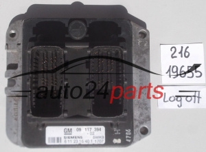 Centralina motore OPEL ASTRA VECTRA ZAFIRA SIEMENS 5WK91707 / GM 09117394