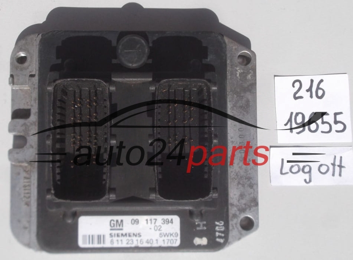 Centralina motore OPEL ASTRA VECTRA ZAFIRA SIEMENS 5WK91707 / GM 09117394