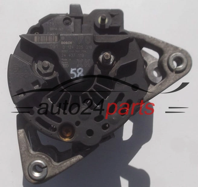 Alternatore OPEL 1.0 1.2 BOSCH 0 124 225 018,  24 437 119 XK