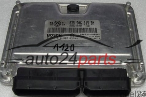 CALCULATEUR MOTEUR VW VOLKSWAGEN PASSAT 1.9 TDI 038906019BM, BOSCH 0 281 010 301, 0281010307, 28SA4057 1120 0262, DIESEL EDC15P+ 1261 
