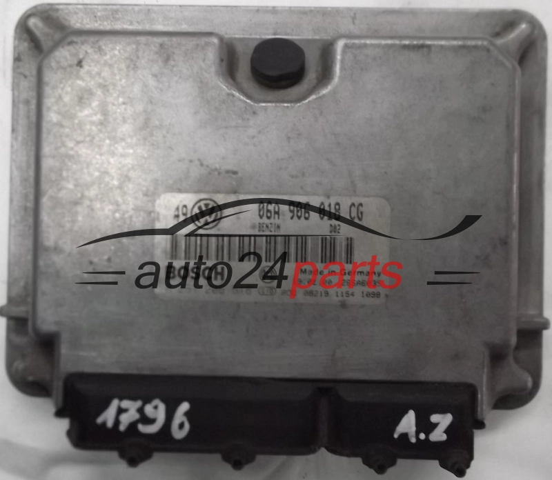 ECU ENGINE CONTROLLER VW VOLKSWAGEN GOLF BORA 1.8T 06A906018CG, 06A 906 018 CG, BOSCH 0261206518, 0 261 206 518 