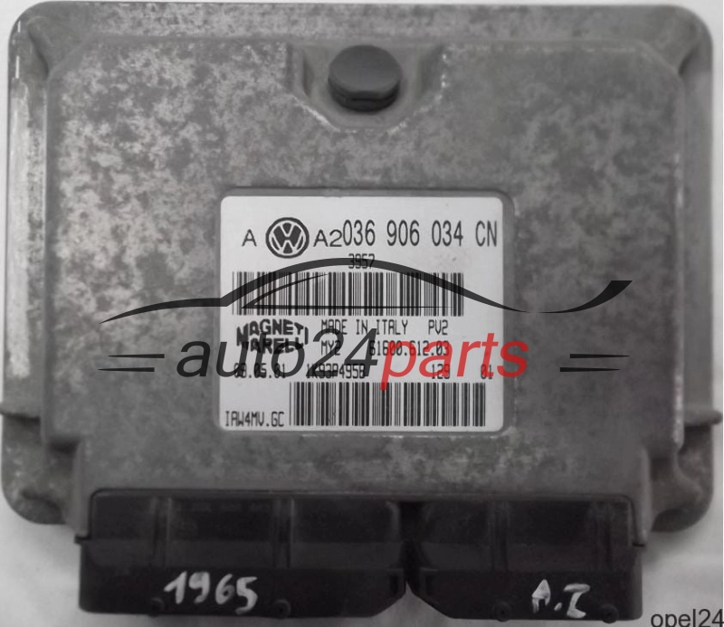 MOTORSTEUERGERÄT ECU STEUERGERÄT VW VOLKSWAGEN GOLF BORA 1.6 AZD 036 906 034 CN, 036906034CN, 61600.612.03, IAW4MV.GC, IAW4MVGC