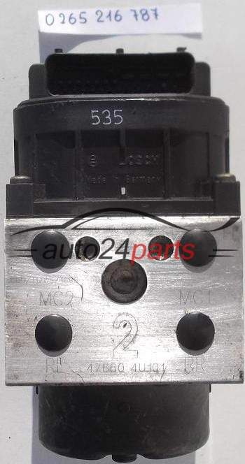 Pompa abs i sterownik NISSAN ALMERA 0265216787 476604U101 0273004505