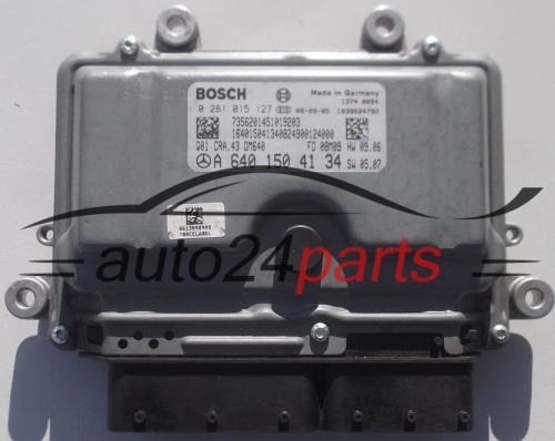 MOTORSTEUERGERÄT ECU STEUERGERÄT  MERCEDES 2.0 CDI BOSCH 0 281 015 127,  A 640 150 41 34