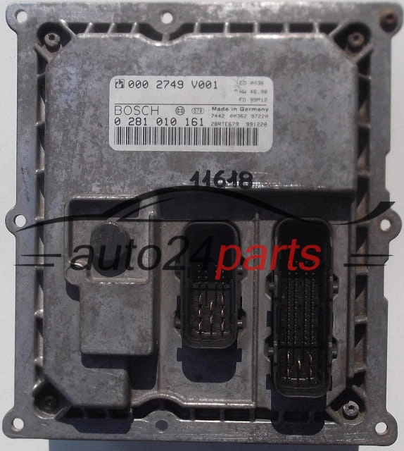 Μονάδα Ελέγχου Κινητήρα SMART 0.8 CDI BOSCH 0 281 010 161, 0281010161, 000 2749 V001, 0002749V001, 28RTF097