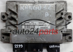 MOTORSTEUERGERÄT ECU STEUERGERÄT RENAULT CLIO 1.2 SIEMENS SIM32 S120201109A, S120201109 A, 120201109, 8200473744, 8200400246 