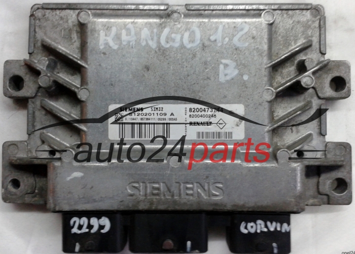 MOTORSTEUERGERÄT ECU STEUERGERÄT RENAULT CLIO 1.2 SIEMENS SIM32 S120201109A