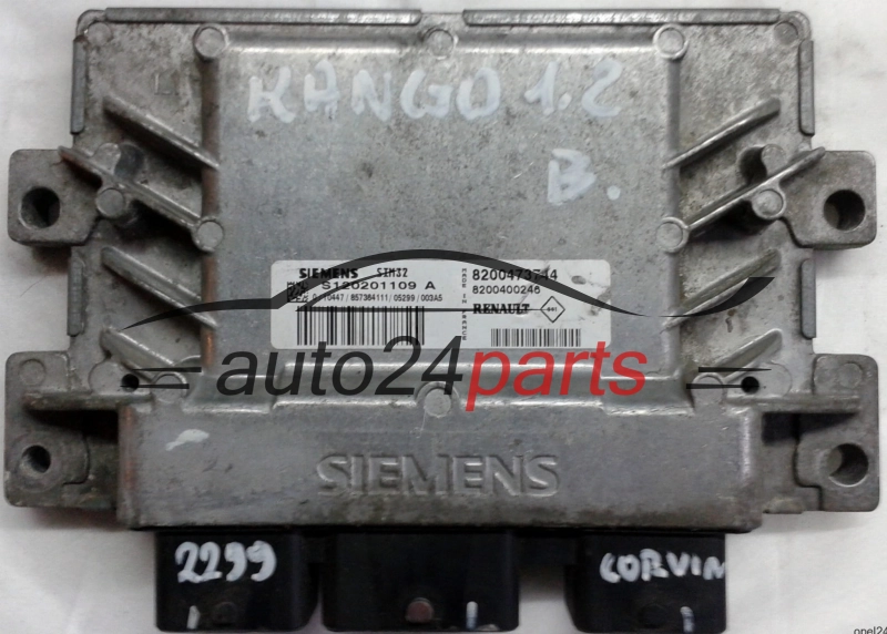 MOTORSTEUERGERÄT ECU STEUERGERÄT RENAULT CLIO 1.2 SIEMENS SIM32 S120201109A