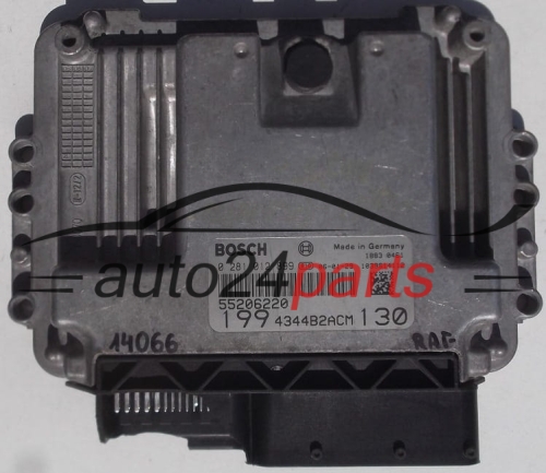 ECU ENGINE CONTROLLER FIAT PUNTO GRANDE BOSCH 0 281 012 899, 0281012899, 1994344B2ACM 