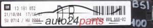 SKRZYNKA ELEKTRYCZNA PRZEKAŻNIKÓW I BEZPIECZNIKÓW MODUŁ NADWOZIA CENTRALKA KOMFORTU BSI OPEL ASTRA H GM 13 181 652 DR, 13181652 DR, HELLA 5DK 008 668-02, 5DK008668-02, 5DK00866802 