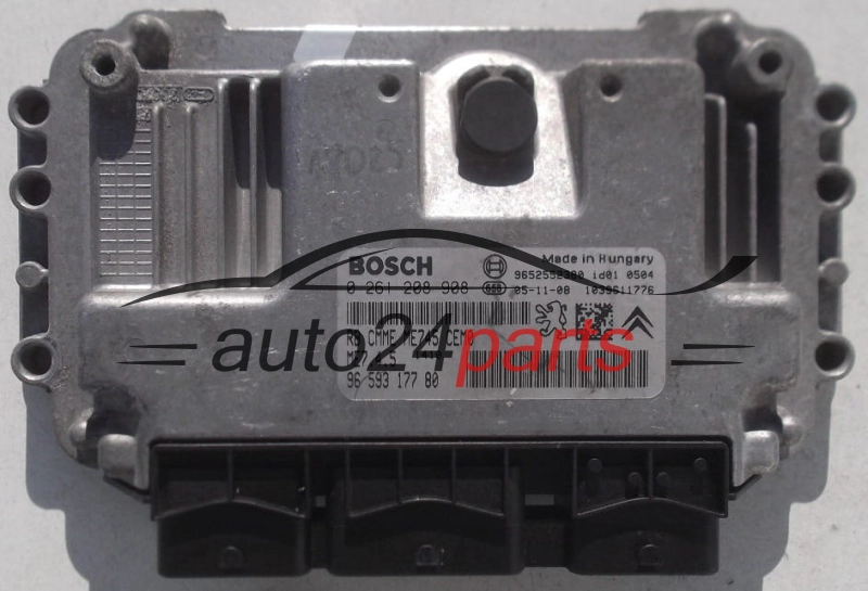 Μονάδα Ελέγχου Κινητήρα CITROEN PEUGEOT 1.6 BOSCH 0 261 208 908,  96 593 177 80
