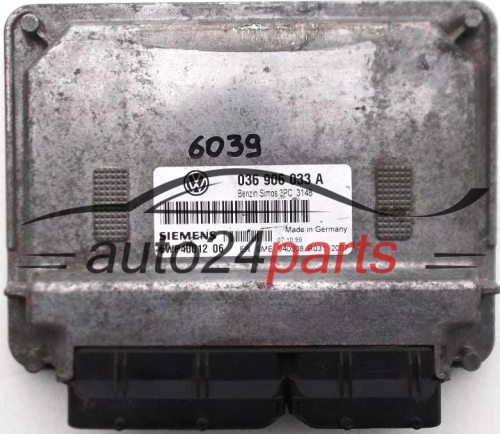 VW VOLKSWAGEN POLO 1.6 GTI ARC 036906033A, 036 906 033 A, SIEMENS 5WP40012 06