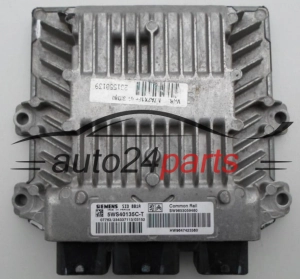 CENTRALINA MOTORE PEUGEOT 307 2.0 HDI SIEMENS 5WS40135C-T, 5WS40135CT, SW 9653059480, HW 9647423380, SID801A 